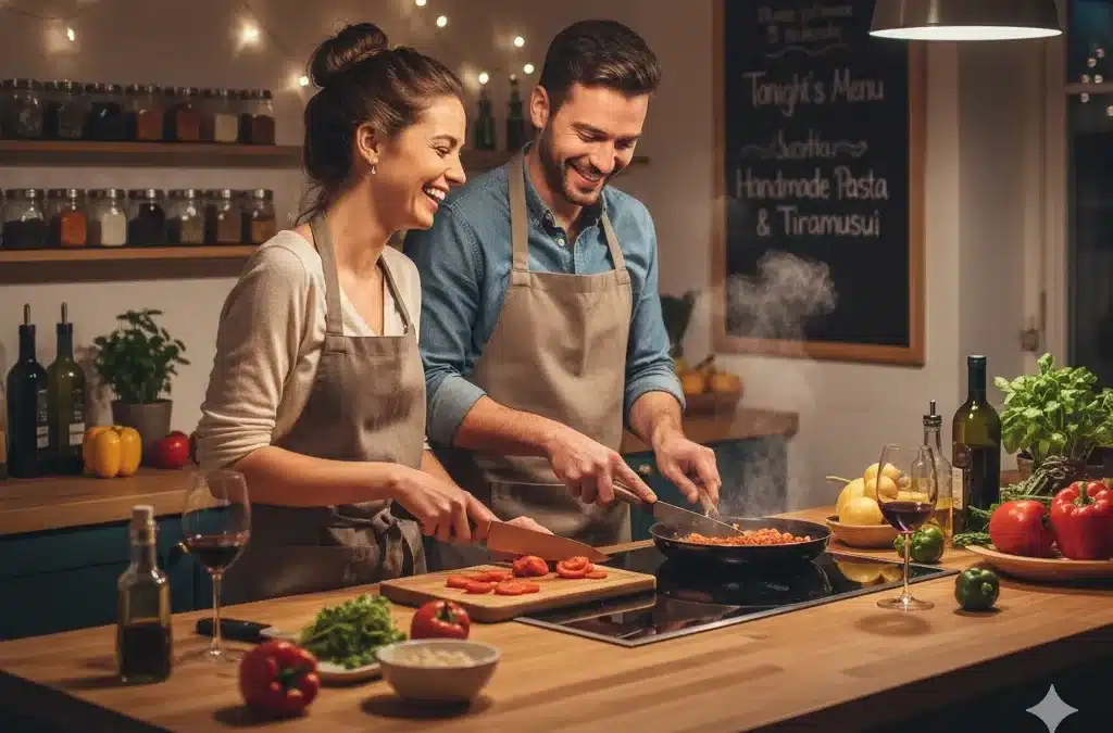 Spice Up Your Evening with a Date Night Cooking Class