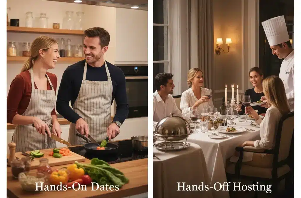 From Hands-On Dates to Hands-Off Hosting –  Choosing the Right Culinary Experience