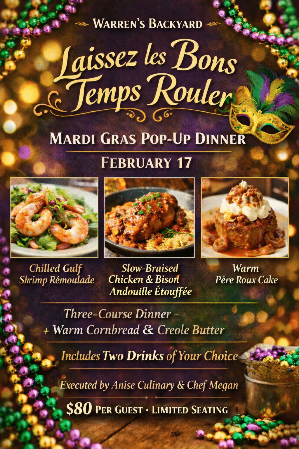 Mardi Gras at Warren's Backyard